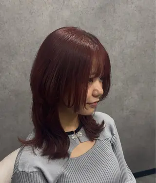 ミディアム 野口 達志のヘアスタイル