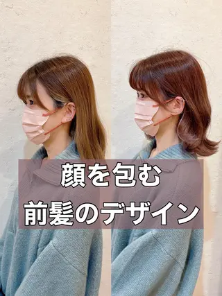 ミディアム 🌹ハッシュカット、 レイヤー韓国ヘア🌹のヘアスタイル