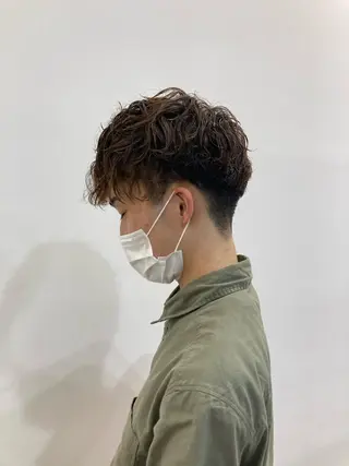 ショート パーマ メンズ 髪質改善♡奈良 田原台店 川本かほのヘアスタイル