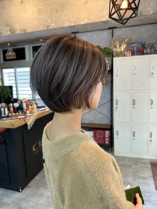 ショート C’LD hair  produce /シールドヘア所属・モテ髪/ボブ/ショー ト/アダチフウトのヘアスタイル