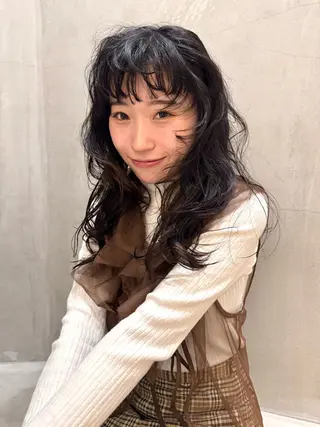 ロング 捺葵 @72tomi__のヘアスタイル