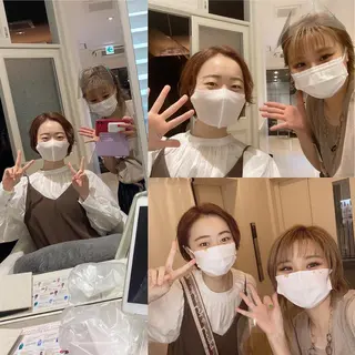 ショート カラー メンズ キッズ ✂︎ショート、ボブ、 レイヤー🩵YUMIのヘアスタイル