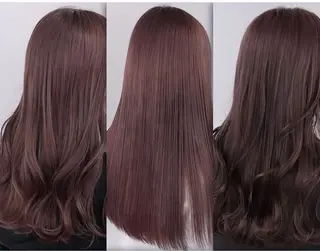 ロング カラー WiZ所属・艶髪カラー🤍 縮毛矯正🤍RINAのヘアスタイル