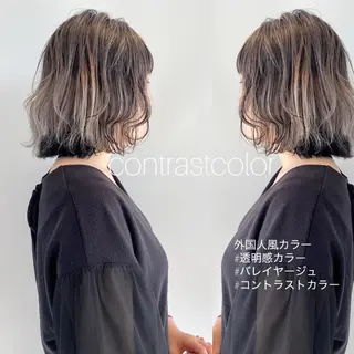 ミディアム カラー nambu-GARDEN所属・上田 昂雅のヘアスタイル