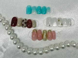 ネイル Lunon 谷塚店所属・𝐑𝐢𝐧𝐨𝐚 @練習生のネイルデザイン