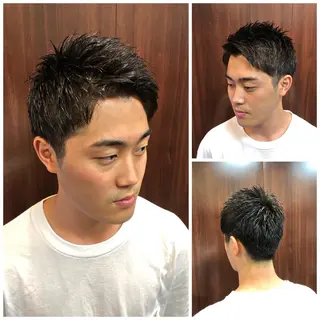 ショート メンズ メンズカット 知念　新菜のヘアスタイル