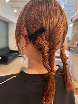 カラー ヘアアレンジ リリカ🐈‍⬛メンズ カットモデル/上永谷のヘアスタイル