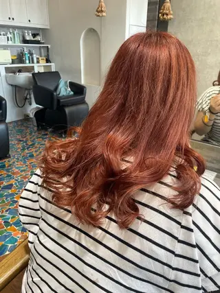ロング カラー 髪質改善/暖色カラー 海野黎茉のヘアスタイル