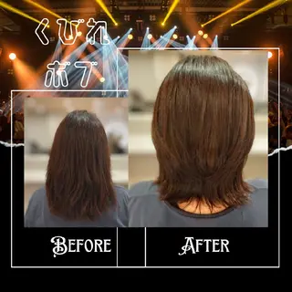 ミディアム GR 髪質改善トリートメント×ヘッドスパ【ジーアール】所属・🌺中村🌺毎日楽し くなる髪をご提案✨のヘアスタイル