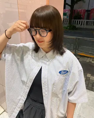 ミディアム カラー riria/ボブ /ブラウンカラー🎀のヘアスタイル