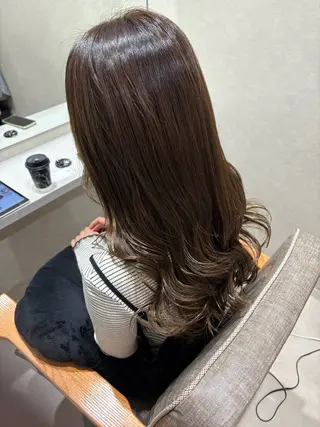 ロング カラー 💜N°大分💜 三浦のヘアスタイル