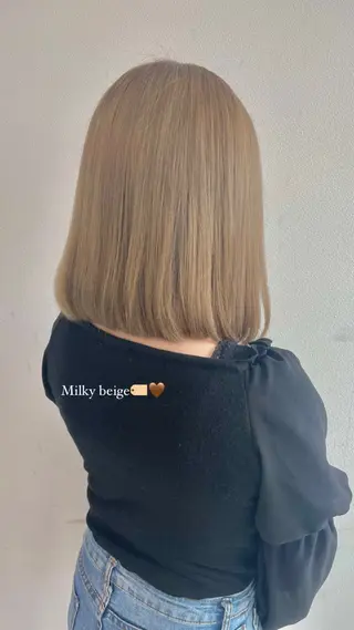 カラー 松下 紗季のヘアスタイル