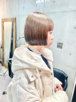 ショート カラー ショートボブ縮毛矯正 髪質改善のプロ山道潤のヘアスタイル