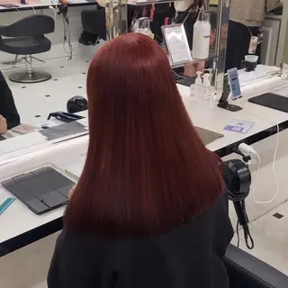 ロング カラー ♥️韓国/ガーリー 暖色misa♥️のヘアスタイル