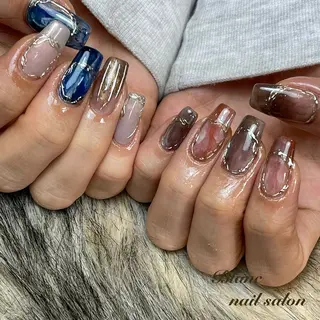 セミロング Blanc ブランのネイルデザイン