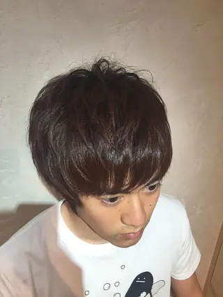 ショート カラー メンズ EMANON新宿西口所属・新宿/髪質改善/ 美髪矯正✨浅江通友のヘアスタイル