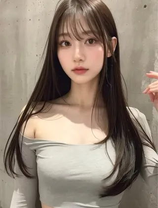 ロング liberte(リベルテ)所属・🤍韓国髪質改善🤍 クメユウキのヘアスタイル