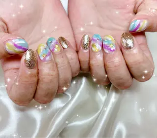 ネイル FLARE NAIL フレアネイルのネイルデザイン