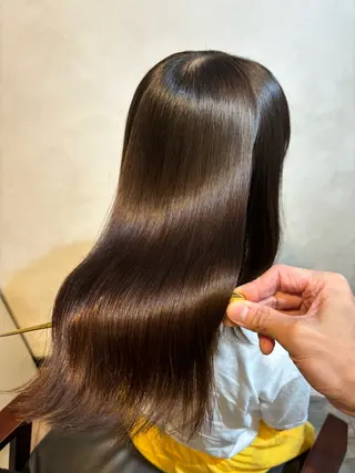 ロング 美髪矯正 🌈髪質改善 山下のヘアスタイル