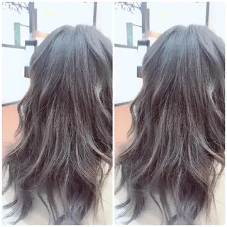 ロング カラー 奈良崎 和弘のヘアスタイル