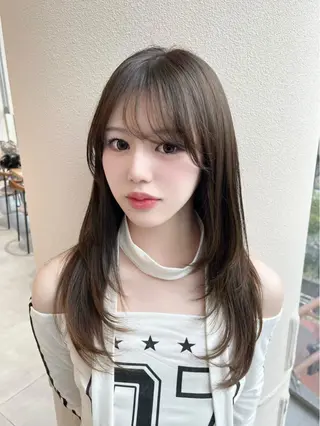 セミロング MINX Ginza所属・MINX大法 琉空/艶髪/縮毛矯正のヘアスタイル