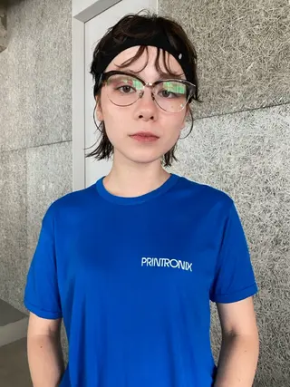 ショート カラー ヘアアレンジ yu  /透明感 カラー/caseyのヘアスタイル