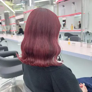 ミディアム カラー パーマ ヘアアレンジ メンズ 🤍透明感カラー🤍 ブリーチ🤍AINEのヘアスタイル