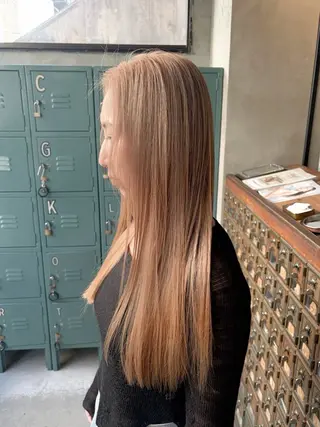 ロング カラー 似合わせハイトーン 🍯ayumi🍯のヘアスタイル