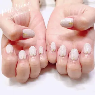 ネイル ネイルPetit Ribbonのネイルデザイン