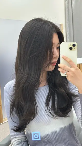 ロング カラー 🪭risa 暖色/レイヤー🪭のヘアスタイル