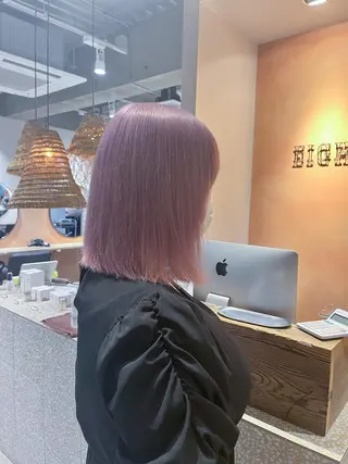 ミディアム 🌈モテ色 村上のぶきのヘアスタイル