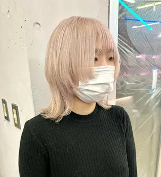 ミディアム カラー パーマ ヘアアレンジ メンズ ササキカズマ〻透明感 〻色落ち〻赤み消しのヘアスタイル