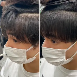 ショート パーマ メンズ 【メンズ縮毛矯正】 田中秀斗のヘアスタイル