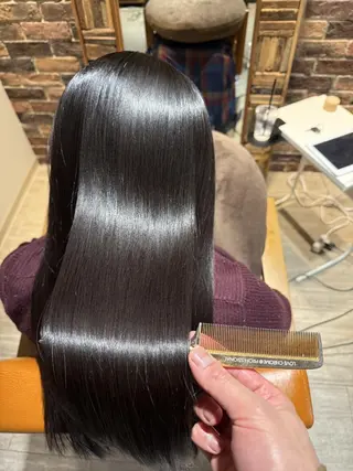 セミロング カラー AROMA awanoのヘアスタイル