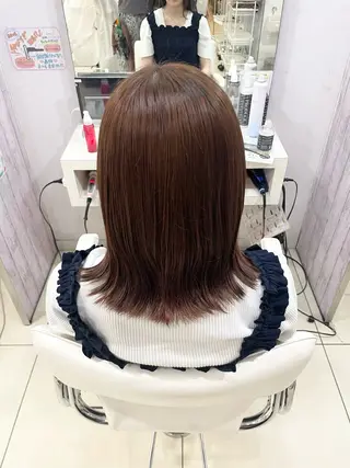 ミディアム カラー 🌸暖色髪質改善 MEI🌸のヘアスタイル