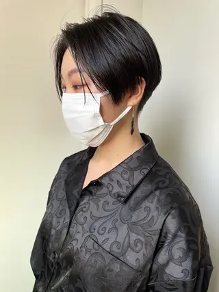 ショート カラー 江上拓郎/ショート /酸性ストレートのヘアスタイル