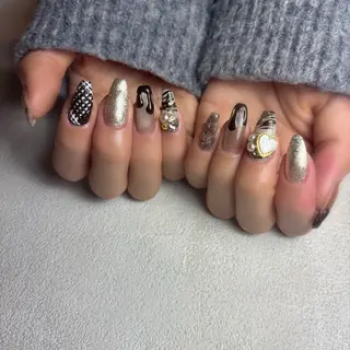 メンズ ネイル 山田 美羽のネイルデザイン