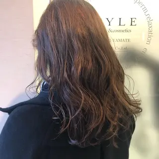 ロング カラー 大野 翼のヘアスタイル