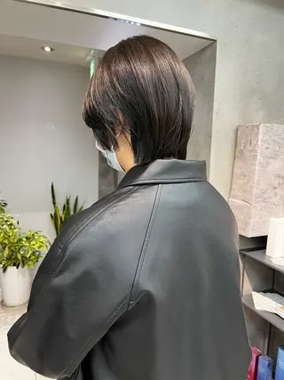 ショート 顔まわり/ボブウルフ 🤍愛唯(めい)のヘアスタイル