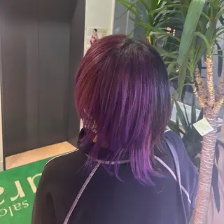 ショート カラー CONAN｜レイヤー ボブ／ハイトーンのヘアスタイル