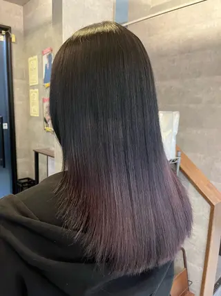 セミロング カラー イロアイヘアー Renのヘアスタイル