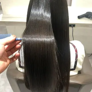 ロング ムトウセイマ/艶髪 /艶ケアWブリーチのヘアスタイル
