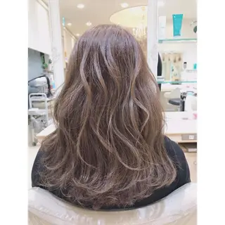 セミロング カラー 髪質改善/茅ヶ崎 マツモト リョウのヘアスタイル