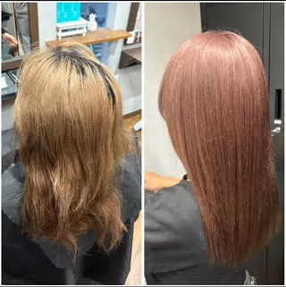 セミロング カラー nanako 🖤予約リクエスト◎のヘアスタイル