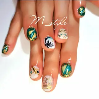 ネイル 下妻市ﾈｲﾙｻﾛﾝ M_styleのネイルデザイン