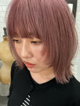 ショート 紙屋町ショート /ボブ　パーマ河内蓮のヘアスタイル