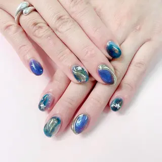 ネイル 大阪福島韓国束感まつ げ Sayaka🤍のマツエク・マツパデザイン