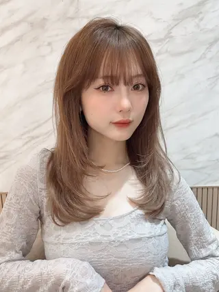 セミロング 錦糸町美容室Londespoirロンドエスポワール所属・小久保 美空のヘアスタイル