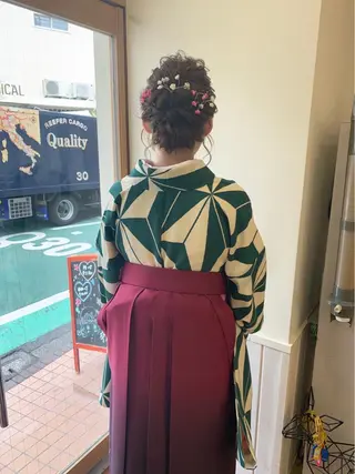 セミロング ヘアアレンジ ぱつっとボブ/ 小野あかねのその他イメージ