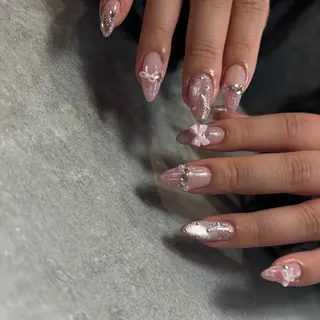 ネイル nagaoフィルイン パラジェル長さだしのネイルデザイン